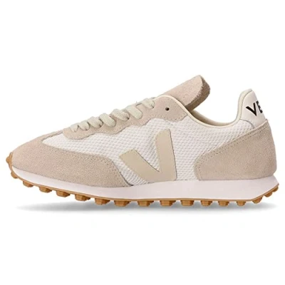 Image of Veja Mens Rio Running Style Trainers White 9 UK