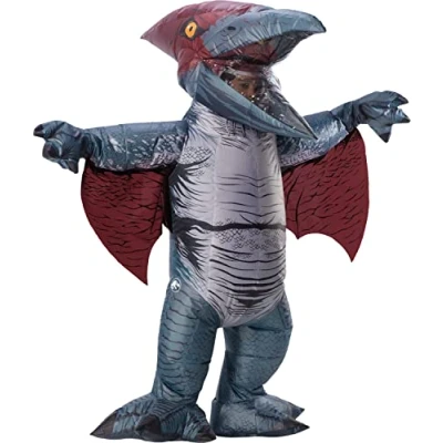 Image of Rubie&#039;s Official Jurassic World Pteranodon Adult Inflatable Dinosaur Costume, One Size