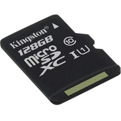 Image of Kingston Canvas Select (SDCS/128GBSP) MicroSD Class 10 UHS I Speeds Up to 80 MB/s Read (Card only) Bring Your HD Videos Life