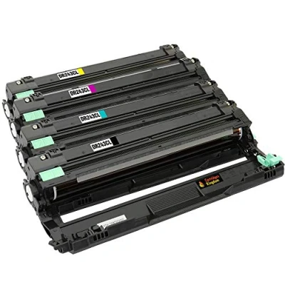 Image of Cartridges Kingdom DR 243CL Set of 4 Drum Units compatible with Brother DCP L3510CDW L3550CDW HL L3210CW L3230CDW L3270CDW MFC L3700 L3710CW L3750CDW L3770CDW Printers