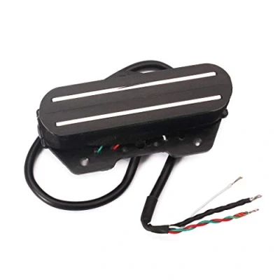 Image of Alnicov Dual Hot Rail Humbucker Pickup Single Coil Guitar Fit for TL Strat Squier Tele Electric Guitar,Black