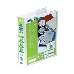 Image of Elba Panorama 40mm 4 D Ring Presentation Binder A4 White (10 Pack)