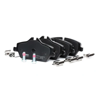 Image of Bosch BP1030 Brake Pads Front Axle ECE R90 Certified 1 Set of 4