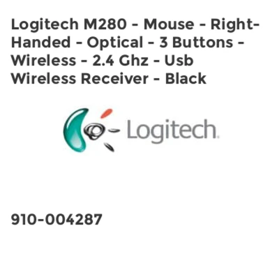 Image of Logitech Wireless Mouse M280