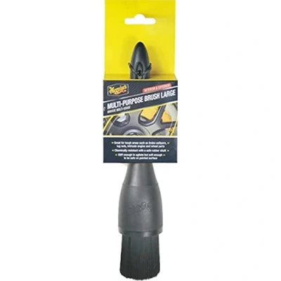 Image of Meguiar&#039;s X210600EU Multi Purpose Brush Large, Car Cleaning such as brake callipers, lug nuts, intricate engine and wheel parts