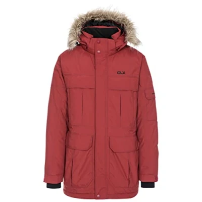 Image of DLX Mens Waterproof Down Parka Jacket Padded Outdoor Winter Coat Highland