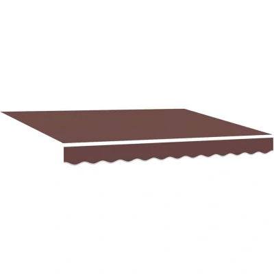 Image of vidaXL Awning Replacement Fabric for 3.5x2 m Frame Brown