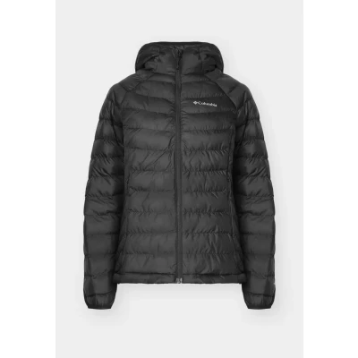 Image of Columbia Women&#039;s Powder Lite Hooded Jacket, Puffer Black, Size XL