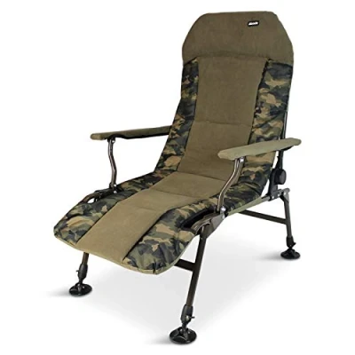 Image of ABODE Urban Camo Carp Fishing Camping Lazy Armchair Recliner Chair
