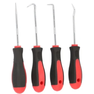 Image of Orbitron 4 Pcs PICK &amp; HOOK Probe Set O Ring Automotive Car Seal Remover DIY Tool