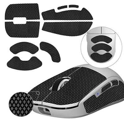 Image of TALONGAMES Mouse Anti Slip Grip Tape Compatible with Pulsar X2 Mini Gaming Mouse, Palm Sweat Absorption, Thin 0.5mm, Cut to Fit, Easy Apply, Skin