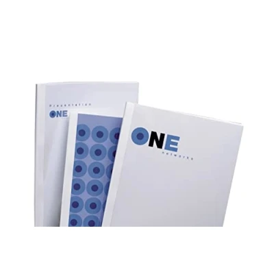 Image of GBC Optimal Thermal Binding Covers, 6mm, 50 Sheet Capacity, A4, White, Pack of 100, TC080670
