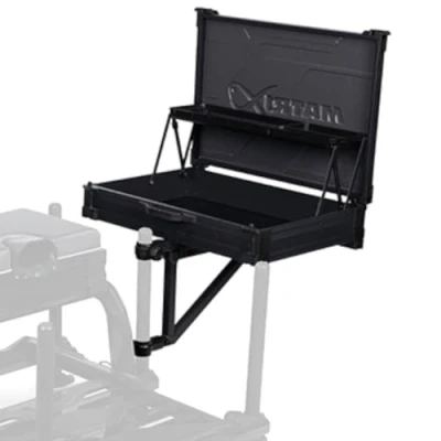 Image of Matrix Pro Rigid Feeder tray Bait Table Fishing side