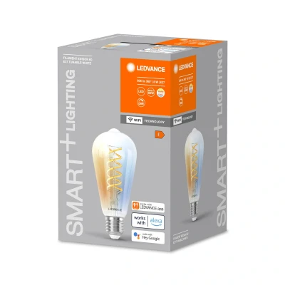 Image of LEDVANCE SMART+ WiFi E27 8 W Edison clear 827 865
