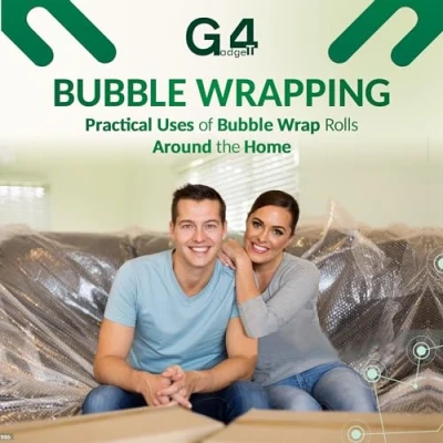 Image of Bubble Wrap 500mm x 100 Meter wrapping Film Protective Packing Storage Boxes &amp; Packaging for House Moving Air Bubbles