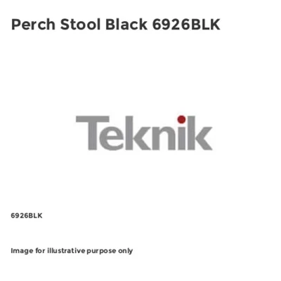 Image of TEKNIK 6926BLK Polyurethane Tilting Perch Chair Black