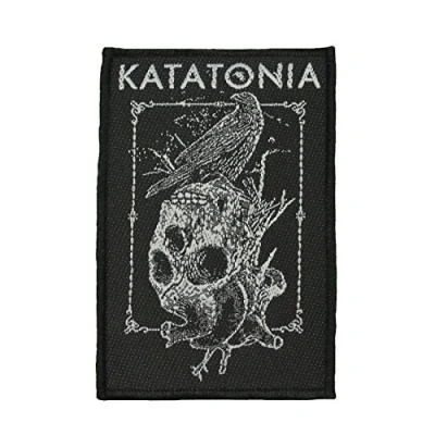 Image of Katatonia Crow Skull Patch 7cm x 10cm