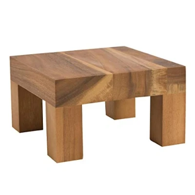 Image of T&amp;G Woodware GF194 Wooden Table Riser, 120 mm High