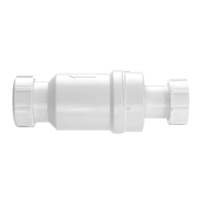Image of McAlpine MACVALVE 1 Self Closing Waste Valve Trap 1.25 inch, White, Inch
