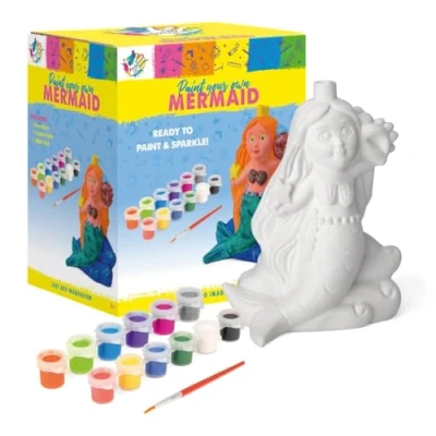 Image of Toyrific Made It TY6038 Mermaid Craft Painting Set for Kids