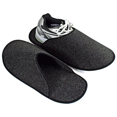Image of Pantoffelmann Museum slippers antracite L (7/14 UK)