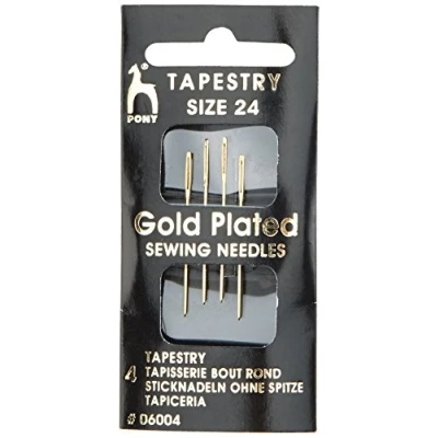 Image of Pony Sewing Needles: Tapestry Size 24, Multi Colour