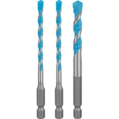 Image of Bosch 5x EXPERT HEX 9 Multi Construction Drill Bit Set (for Concrete, Soft tiles, Ø 5.5 8 mm, Professional Accessory Impact Drill/Driver, Rotary Drill/Drivers)