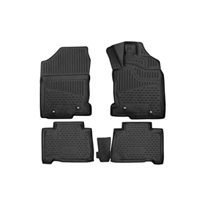 Image of Element Tailored Custom Fit 3D Rubber Floor Mats designed for LEXUS NX, 2014 2017 4 pcs Right hand drive only