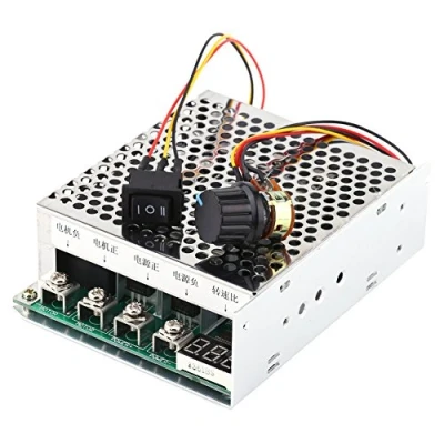 Image of DC Speed Controller Reversible 10V 48V 55V 60A Adjustable Motor Driver Module with Digital Display