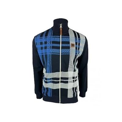 Image of Trojan Oversize Check Track Top TR/8850 XL Navy