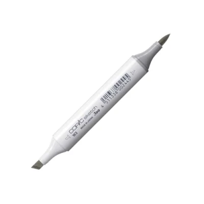 Image of Copic Sketch Coloured Marker Pen (W 3) Warm Gray No.3, For Art &amp; Crafts, Colouring, Graphics, Highlighter, Design, Anime, Professional Beginners, Supplies Colouring Books
