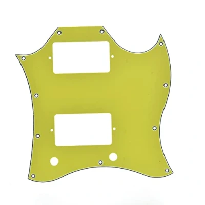 Image of Dopro American Standard SG Guitar Full Face Pickguard fits USA Gibson Special Yellow 3 Ply