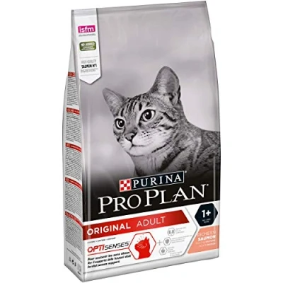 Image of PRO PLAN® Adult 1+ VITAL FUNCTIONS Rich in Salmon Dry Cat Food 1.5kg, Pack of 6