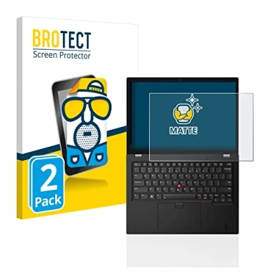Image of brotect Screen Protector Anti Glare compatible with Lenovo Thinkpad L13 Gen 3 (2 Pack) Matte, Fingerprint Protection Film