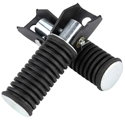 Image of Foot Pegs, Pair of Motorcycle Rear Passenger Pegs Pedal Footrest for GN125/QJ25/GS125/GT125 5