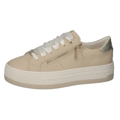 Image of Tom Tailor 5391303 women&#039;s Shoes (Trainers) in Beige