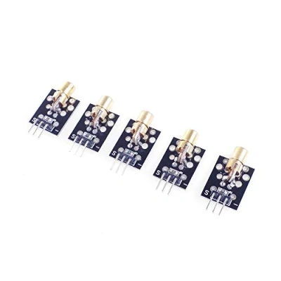 Image of ANGEEK 5PCS 5V KY 008 Laser sensor module Dot Diode Copper Head for Arduino