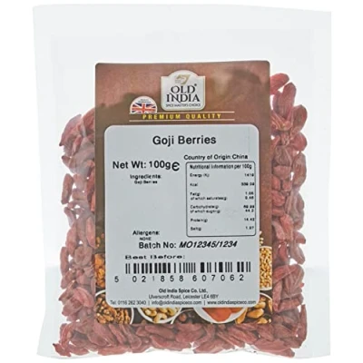 Image of Old India Goji Berries 100g
