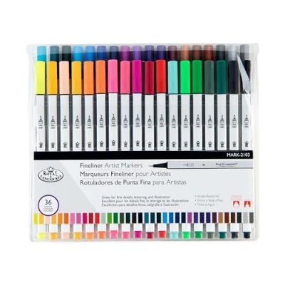 Image of Royal &amp; Langnickel Fineliner Artist Markers in PE