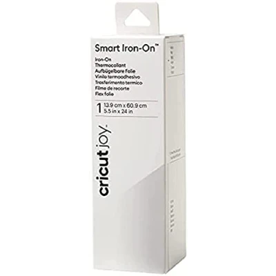 Image of Cricut Joy Smart Iron On White 61 cm (24 ft) Heat Transfer Vinyl Roll (HTV) for use with Joy,