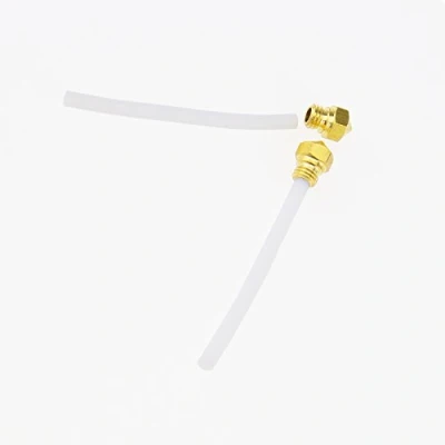 Image of D2D 2Pcs MK10 Brass Extruder Nozzle + PTFE Pipe 0.4mm M7 thread Screw Print Heads for 3D Printer