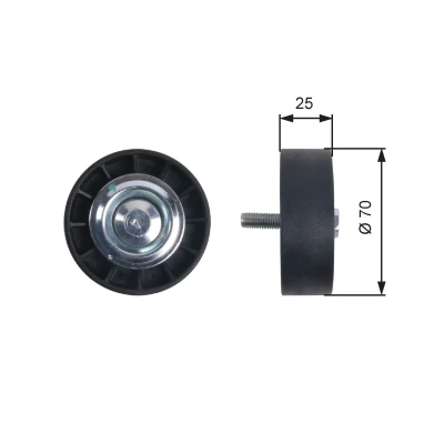 Image of 6453FL Idler Pulley GATES T36402 PowerGrip