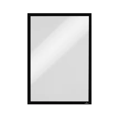 Image of Durable DURAFRAME Magnetic Frame A3 Format In Black Pack of 5 Frames Document for Professional Internal Signage