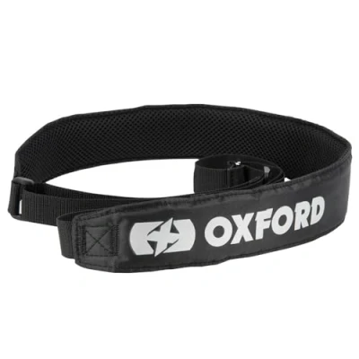 Image of Oxford Motorcycle Helmet Lid Carry Strap. OX807, Black, One Size