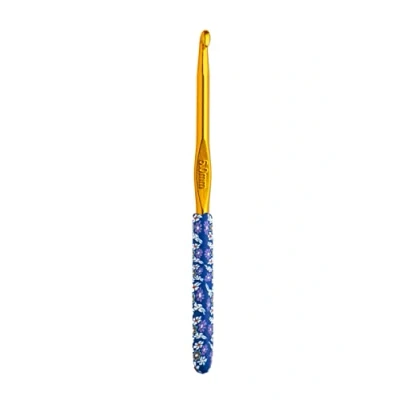 Image of The Quilted Bear Crochet Hooks Premium Soft Grip Floral with Ergonomic Polymer Clay Handle (6mm Hook)