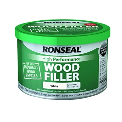 Image of Ronseal 35303 High Performance Wood Filler White 275g