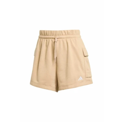 Image of adidas Sportswear Essentials Small LOGO French Terry Outdoor shorts, Women&#039;s, Size: XS, Warm sandstone white