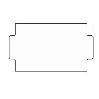 Image of NOR 25x14mm White Peelable Labels (45k) for 3/9 B Price Gun