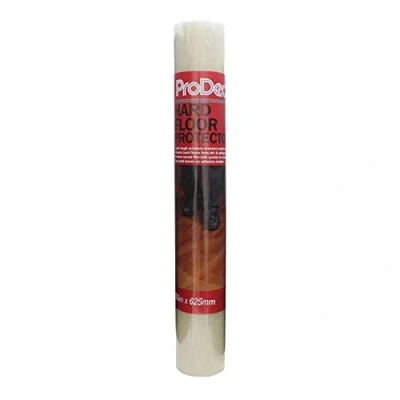 Image of ProDec 50m x 625mm Hard Floor Protector Film Waterproof Self Adhesive Hardfloor Roll, Protects Against Dust, Dirt, Paint, Paste, Spills Roll