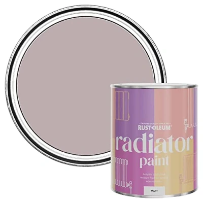 Image of Rust Oleum Light Pink Heat Resistant Radiator Paint in Matt Finish Homespun 750ml (SHDRCT1150)
